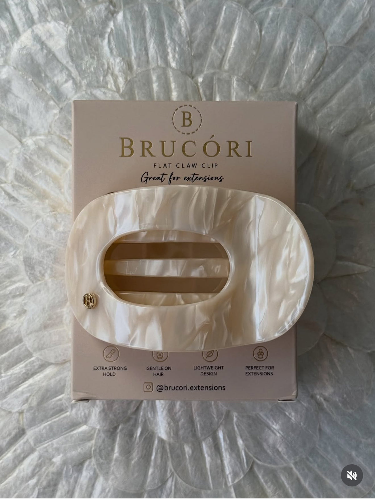 Brucóri Flat Claw Clip