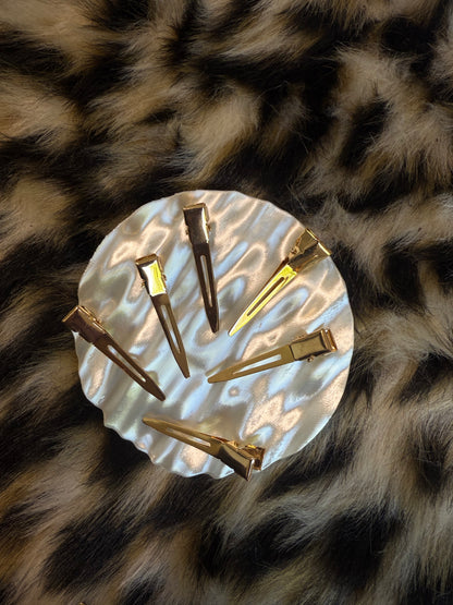 Gold Extension Clips Small 10pcs